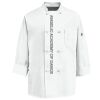 Eight Knot Button Chef Coat with Thermometer Pocket Thumbnail