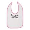 Infant Contrast Trim Premium Jersey Bib Thumbnail