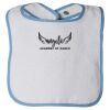 Infant Contrast Trim Terry Bib Thumbnail